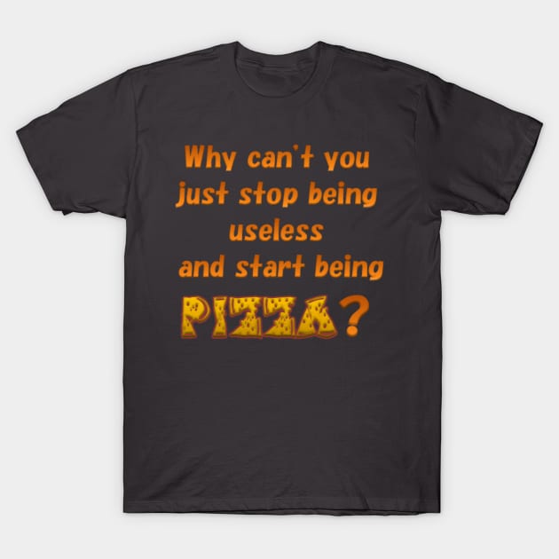 Pizza T-Shirt by toastercide
